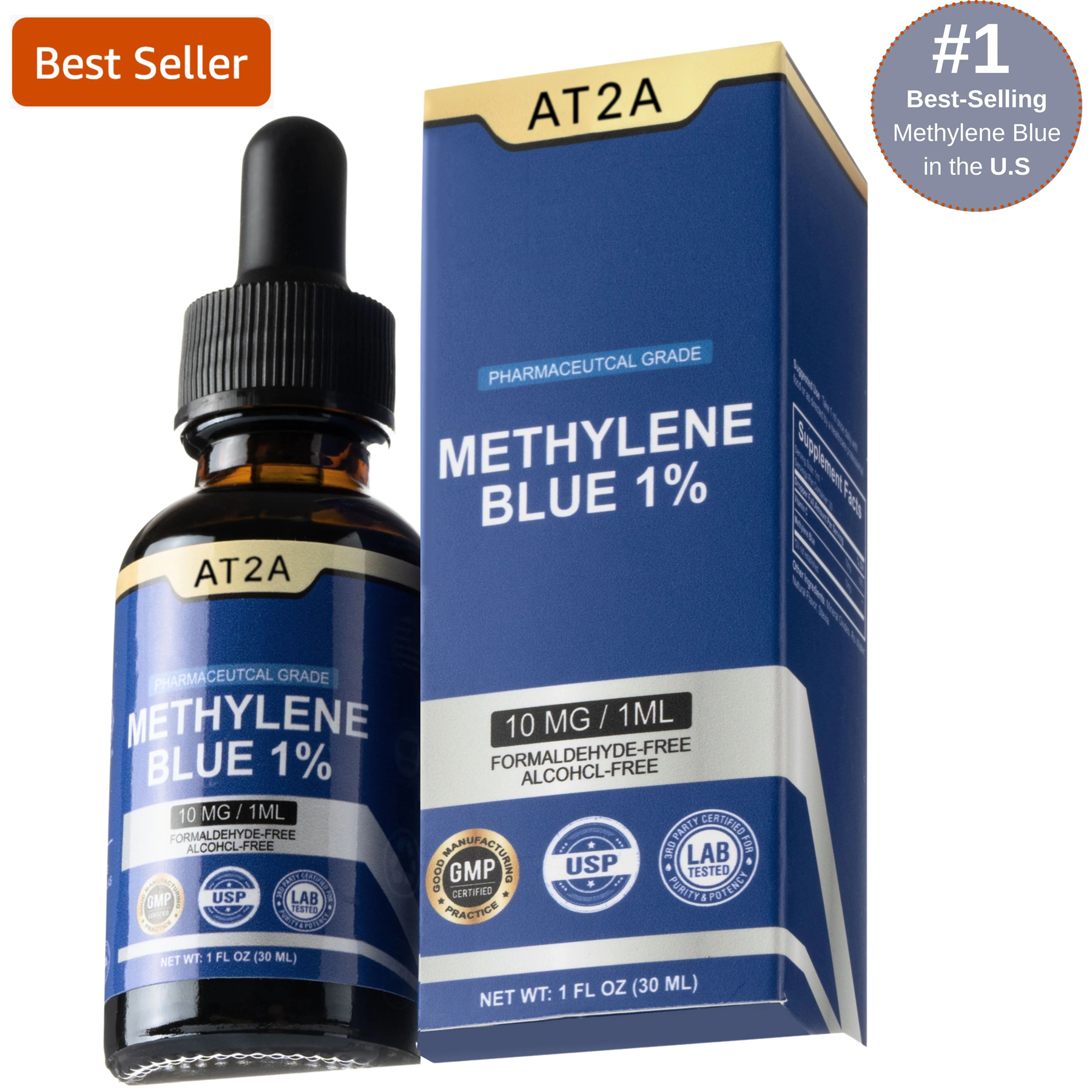 AT2A USP Grade - Methylene Blue 1%
