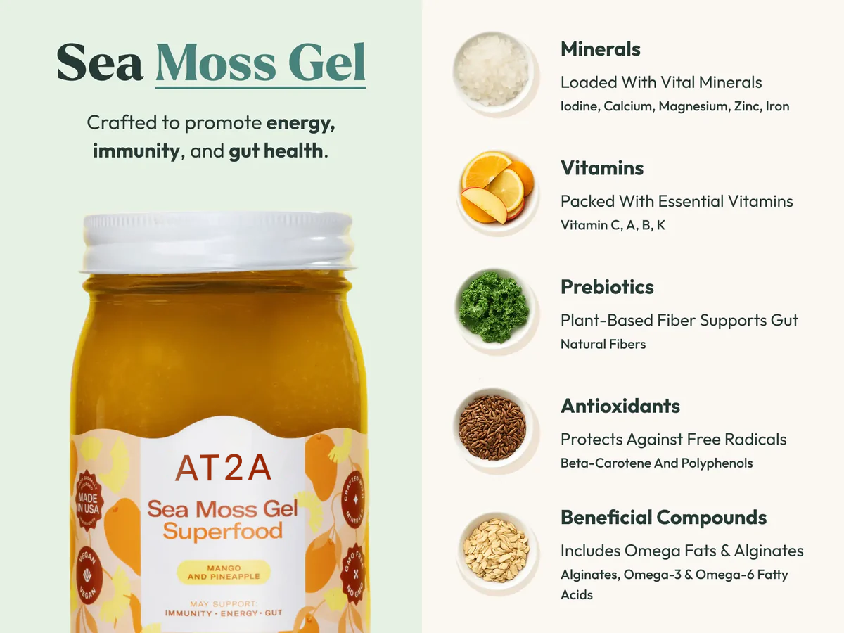 AT2A Sea Moss Gel Superfood