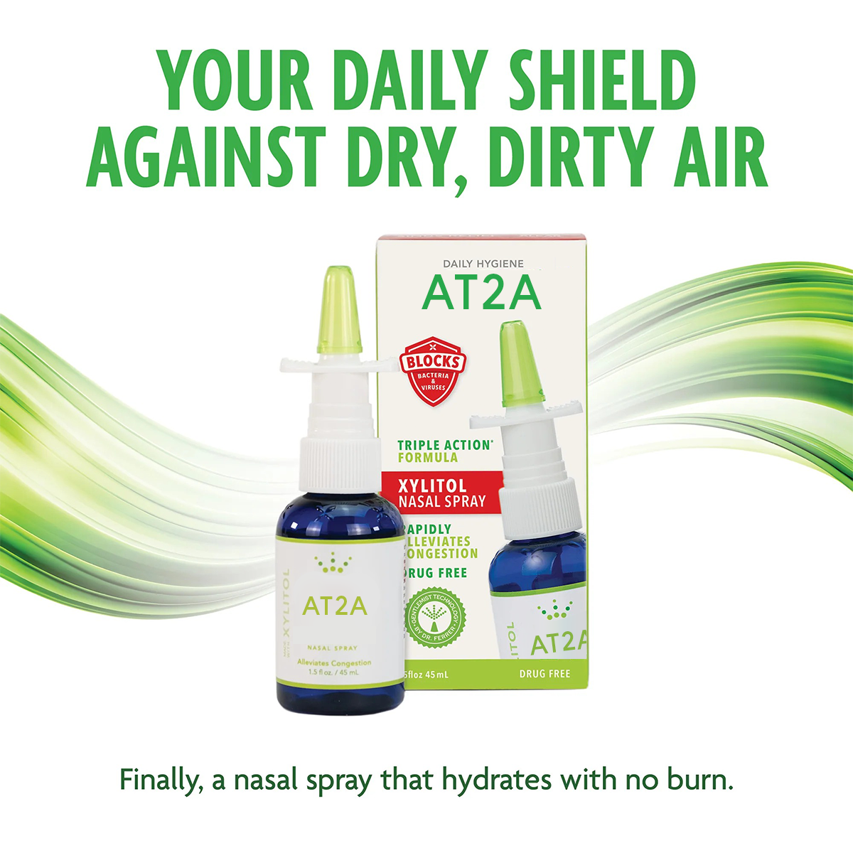 AT2A Xylitol Nasal Spray, 1.5oz