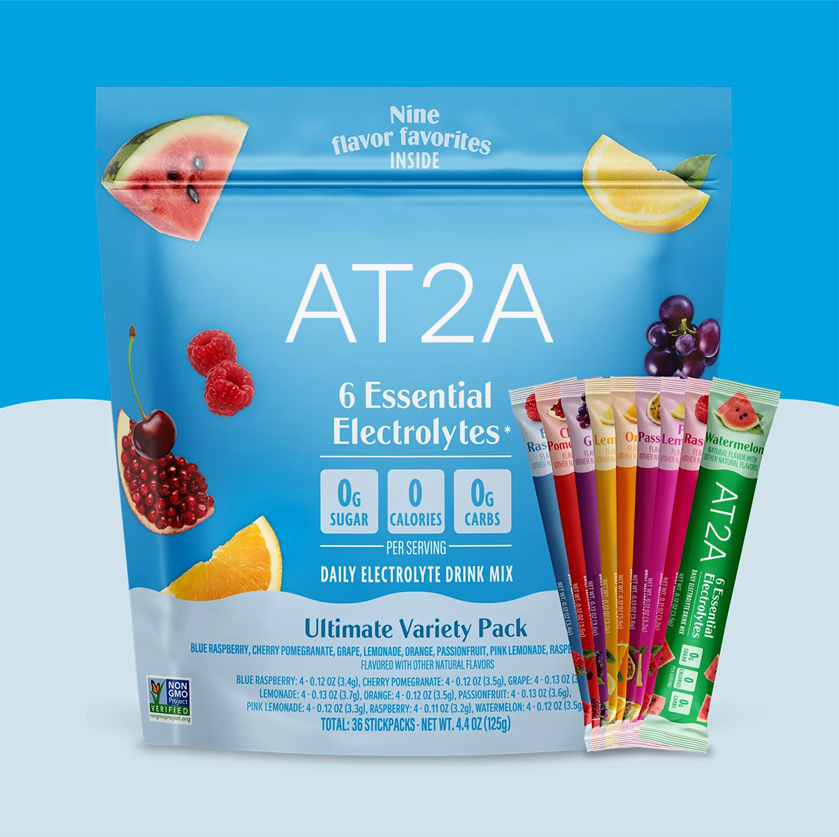 AT2A Variety Pack Electrolyte Drink Mix