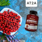 AT2A Berberine HCI 1200mg with Organic Ceylon Cinnamon - 120 capsules