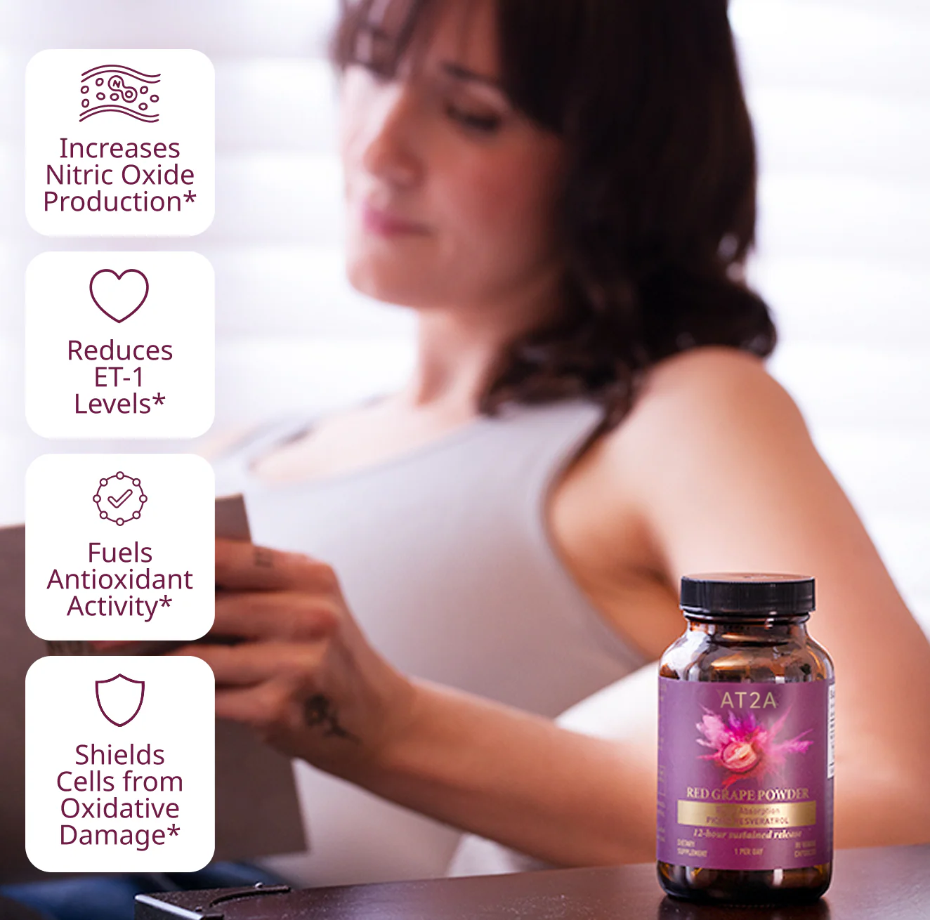 AT2A Red Grape Powder
