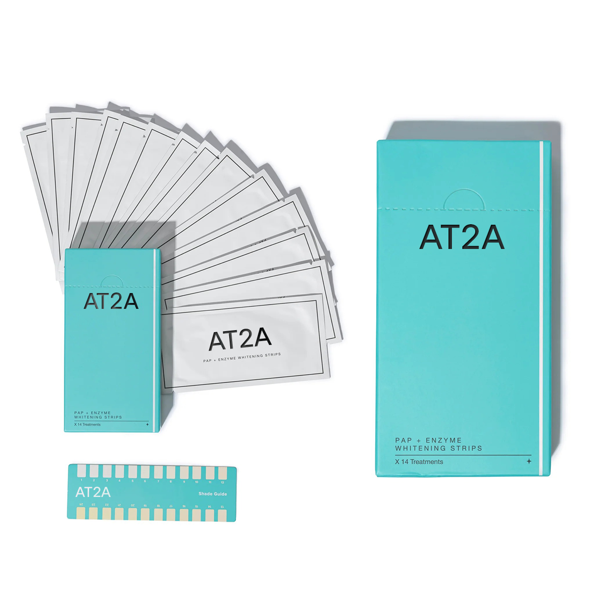 AT2A Enzy-Strips Whitening Strips