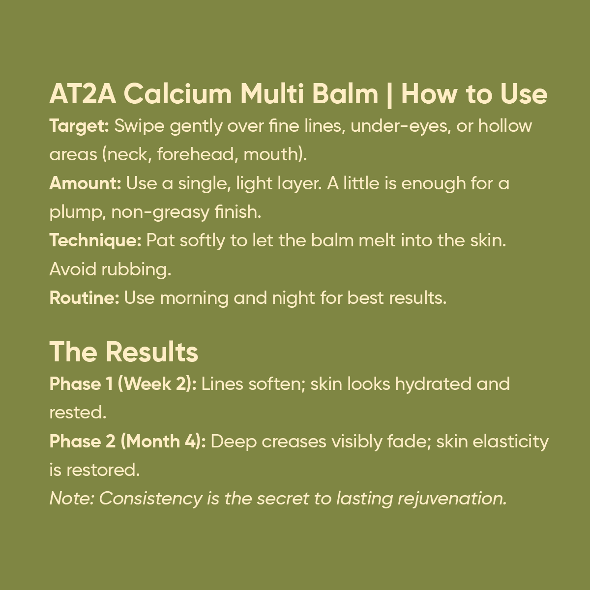 AT2A® Calcium Volume Multi Balm